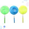 3Pcs Telescopic Insect Nets for Fishing Nets with Slip Handle Great Outdoor Tools for Catching Butterflies and Bugs Yellow view 3
