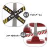 2 Sets Miniature Railroad Crossing Signs: Toy Train Accessories with Traffic Signs and Signal Lights - Model Railroad Scenery and Sand Table Decoration view 3