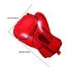 10Pcs Boxing Glove Balloons Aluminum Foil Birthday Party Decorations for Sports Celebrations Wrestling Events and Themed Parties view 2