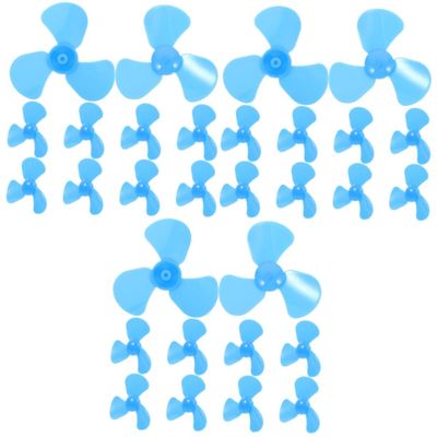 30 Pcs Mini Plastic Fan Blades for DIY Science Projects Leaves Design for Student Experiments and Learning Activities Fits Motor for Educational Crafts