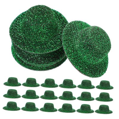 20Pcs Jazz Hats for Crafts Miniature Dollhouse Decorative Hats Tiny Top Hats for DIY Projects and Party Decorations Unique and Design