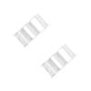 2 pcs Mini House Storage Shelf White Miniature Furniture for Dollhouse Decor Creative Simulation Accessory for Mini House Adornment Elegant and Lifelike Design view 1