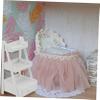 2 pcs Mini House Storage Shelf White Miniature Furniture for Dollhouse Decor Creative Simulation Accessory for Mini House Adornment Elegant and Lifelike Design view 2