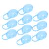10Pcs Pacifier Holder Case Safe Storage for Various Portable Organizer with Handle Accessory for Parents Gender Neutral Design view 1