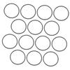 50Pcs Stretch Silicone Wristbands Elastic DIY Accessory for Parties Retro Themes and Multi Function Jelly Bracelets Safe and Lightweight Design view 1