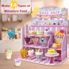 BEIREG Mini Bake Shop DIY Toy Set, Making 14Pcs Pretend Desserts & Cakes, Resin & Clay Kitchen Play Kit, Scene Display Creativity & STEM Party Gift, Craft Kit for Kids Girls Boys Ages 8+ view 4
