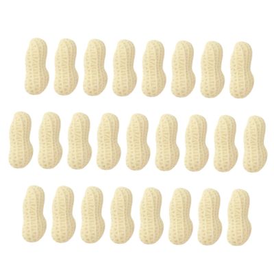 25Pcs Creative Peanut Erasers Unique Stationery Fun and Chic Design for School Supplies and Party Favors