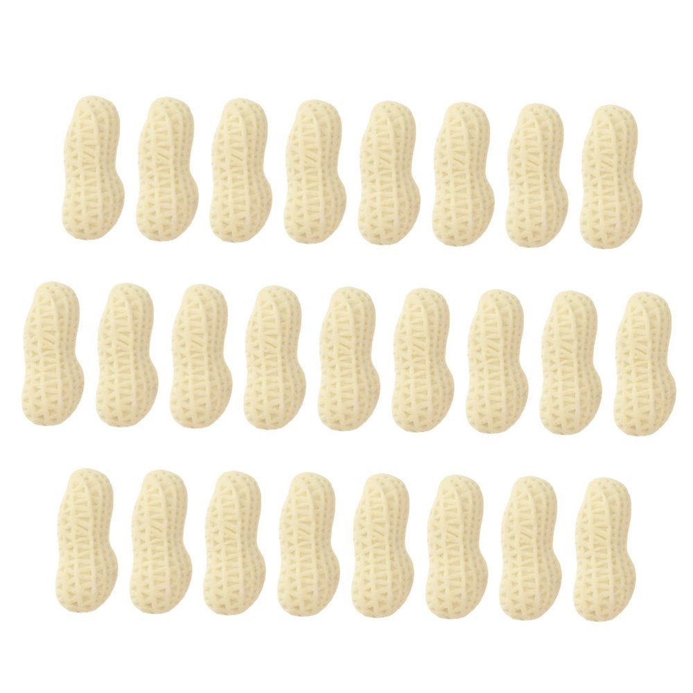 25Pcs Creative Peanut Erasers Unique Stationery Fun and Chic Design for School Supplies and Party Favors