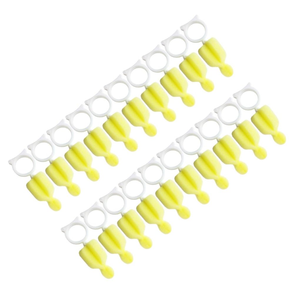 20Pcs Bottle Nipple Cleaning Brush Soft Sponge Cleaner for Bottle Nipple Care Comfortable and Practical Nipple