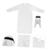 1Set Men's Pure Arabian Thobe Costume for Halloween Carnival Lightweight Middle Eastern Attire with Hat for Unique Dress Up view 4