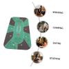 KESYOO Rubber Poker Mat for Family Games Portable 10-Person Table Cover Rectangle Design for Board Games view 3