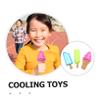 Toddmomy 3pcs Ice Cream Shaped Cooling Toys for Pets Water Freezing Mold Fun Teething Chew Toys for Dogs and Cats Summer for Kids and Puppies view 3