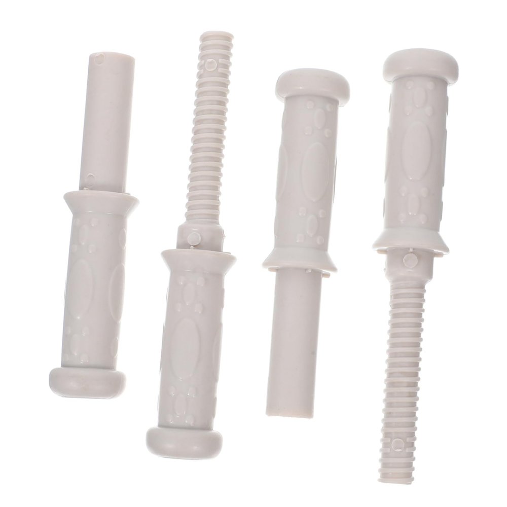 BESTonZON 2set Boys and Girls-Friendly Rocking Horse Parts of Plastic Threaded Handles Safe Easy to Install for Toddlers Riding Toys