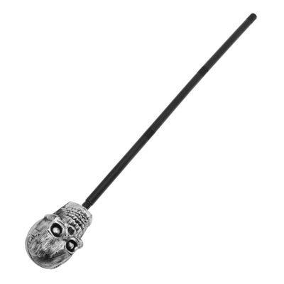Cane Walking Stick Halloween Prop Spooky Skull Design Lightweight Material for Cosplay Halloween Costume Accessory for Parties and Stage Performances
