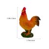 Abaodam 3pcs Miniature Chicken Figurines for Garden Decor Lifelike Resin Chicken Models for Micro Landscaping DIY Moss Decoration Charming Farm Animal Accents for Home and Garden view 2