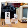 1 Set Scale Dollhouse Shower Room Sink Towel Rack Stool Model DIY Accessories for Miniature House Decoration Versatile and Design view 3