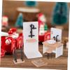 1 Set Scale Dollhouse Shower Room Sink Towel Rack Stool Model DIY Accessories for Miniature House Decoration Versatile and Design view 4