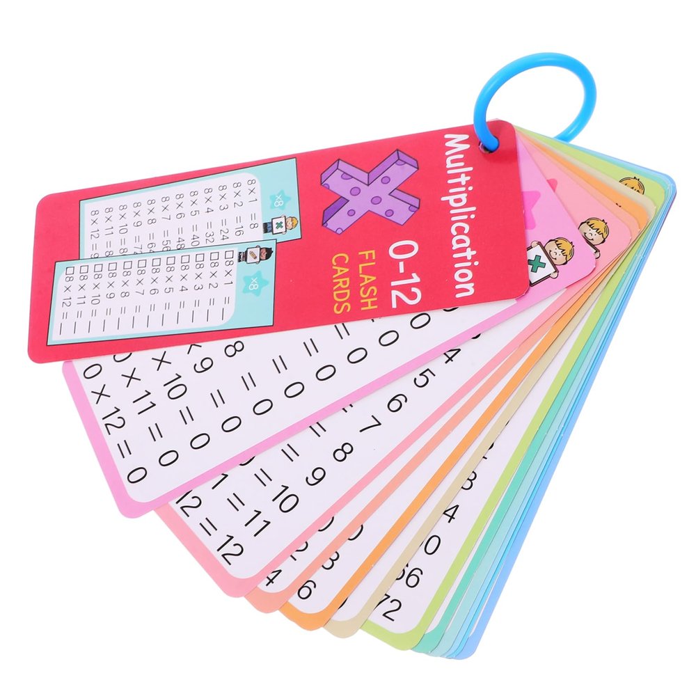 1 Set Multiplication Flash Cards Erasable Learning Cards for Interactive Math Game for Preschool Develops Logical Thinking Engaging Educational Tool
