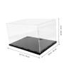 1Pc Acrylic Transparent Model Display Box Cover for Storage Showcase for DIY Micro Landscapes Collectibles and Artworks view 4
