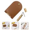Travel Card Game Board with Portable PU Leather Scoreboard Folding Game Bag for Indoor Use for Adults Score Easily The Go view 2