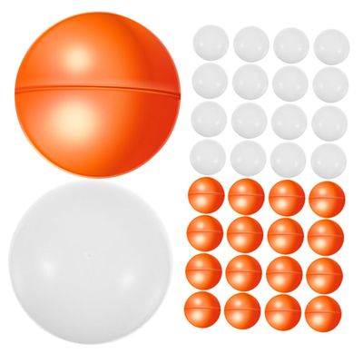 KESYOO 50Pcs Openable Lottery Balls Raffle Balls for Party Games Fillable with Candies Notes Activity Party Supplies