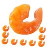10Pcs Imitation Shrimp Models Realistic Shrimp Decor for Home Party Decoration Safe Lifelike Simulation Shrimp Props for Restaurant Event Use view 1