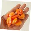 10Pcs Imitation Shrimp Models Realistic Shrimp Decor for Home Party Decoration Safe Lifelike Simulation Shrimp Props for Restaurant Event Use view 4
