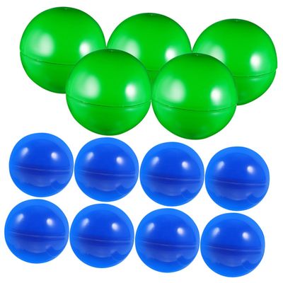 Sosoport 50Pcs Openable Lottery Balls Raffle Balls for Party Supplies Games and Fillable with Candies Notes for Fun Activities