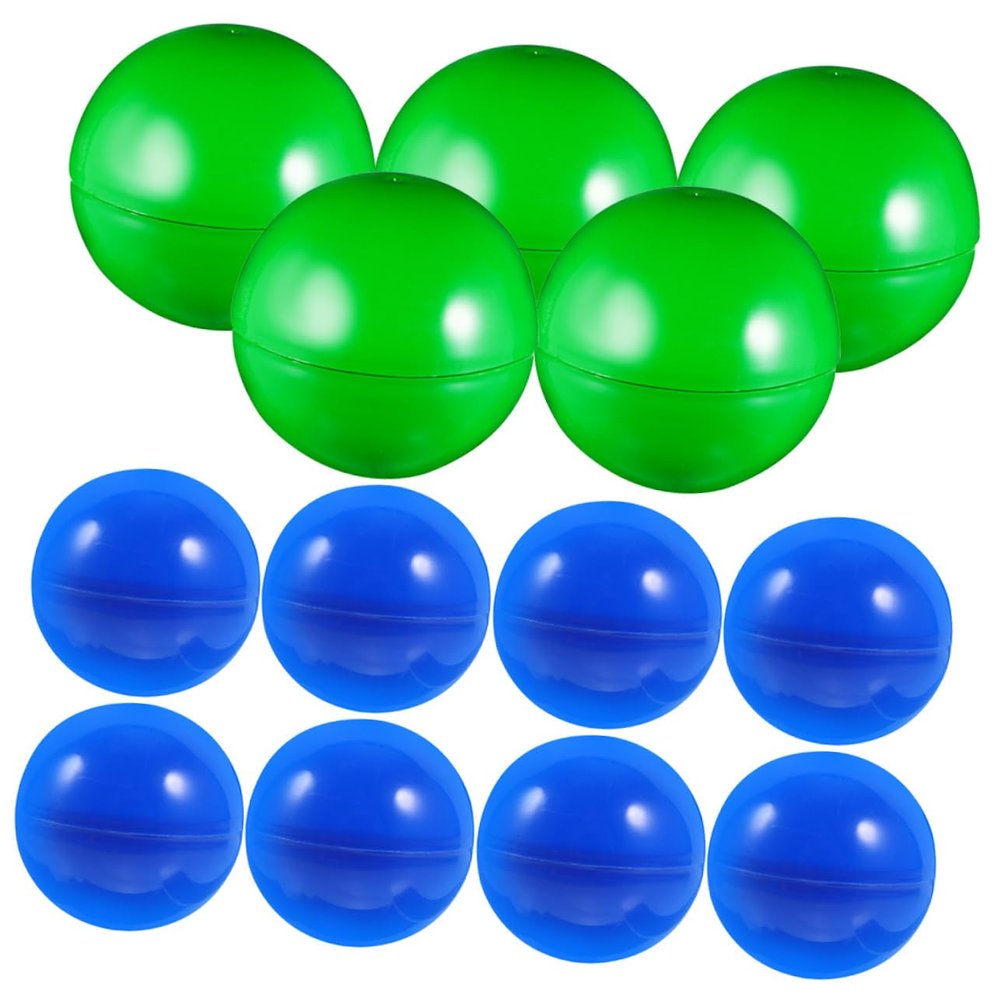 Sosoport 50Pcs Openable Lottery Balls Raffle Balls for Party Supplies Games and Fillable with Candies Notes for Fun Activities