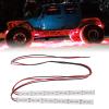 Authticar 24 LEDs Chassis Light Aluminum Alloy Decorative Light Bar for 1/10 1/8 Scale RC Model On Off Road Car (Red) view 3