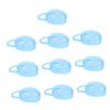 10Pcs Portable Pacifier Storage Box Travel Nipple Holder Case for Newborns Lightweight and Easy to Clean for Diaper Bags and Outings Secure Closure Design view 1