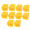 10pcs Lifelike Mango Slice Models Artificial PVC Mango Slice Photo Props for Fruit Shop Display Kitchen Decor and Teaching Tools view 1
