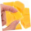10pcs Lifelike Mango Slice Models Artificial PVC Mango Slice Photo Props for Fruit Shop Display Kitchen Decor and Teaching Tools view 2