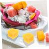 10pcs Lifelike Mango Slice Models Artificial PVC Mango Slice Photo Props for Fruit Shop Display Kitchen Decor and Teaching Tools view 4