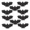 10Pcs Realistic Soft Halloween Bats Miniature Flying Bat Decorations for Haunted House DIY Crafts for Halloween Pranks and Scary Ambiance view 1
