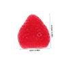 3pcs Strawberry Stress Kawaii Silicone Squeeze Balls for Adults for Office Breaks Home Relaxation and Party Decorations Realistic Texture Easy Maintenance view 2