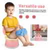 1 Set Portable Potty Seat Collapsible Toilet for Travel Friendly Design Sturdy Construction for Potty Training The Go view 3