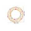 2pcs Creative Transforming Fidget for Robust Metal Hoop for Props Artistic Display view 2