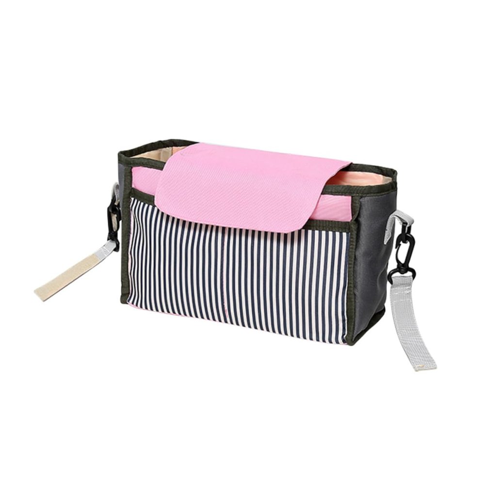 Abaodam Stroller Bag Tote Pockets Large Storage for Diapers Toys Tissue Carriage Organizer