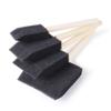 27Pcs Sponge Brush Set Doodle Tools with Wooden Handles for Creative Painting Includes Mushroom Black Sponge Brushes for Preschool Beginner Artists view 1
