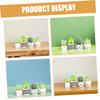 12Pcs Miniature Faux Cactus Plants Realistic Artificial Succulents in Pots for Home Office Decor Potted Greenery for Stylish Indoor Arrangements view 3
