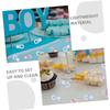 200PCS Mini Acrylic Pacifiers Gender Neutral Shower Table Decorations Scatter Ornaments Fun Party Favors for Boys for Celebration Games Events view 3