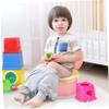 1 Set Portable Potty Seat Foldable Toilet Trainer with Comfortable Backrest for Travel Friendly Design Supports Independence Versatile Use for Indoor and Outdoor Activities view 4
