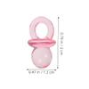 200PCS Mini Acrylic Pacifiers Transparent Table Scatter Decorations for Showers and Gender Reveal Parties Lightweight Party Favors for Boys view 2