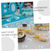 200PCS Mini Acrylic Pacifiers Transparent Table Scatter Decorations for Showers and Gender Reveal Parties Lightweight Party Favors for Boys view 3