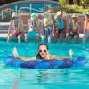 2 Pack Inflatable Swimming Pool Noodles Jumbo, Quick Drying Soft Fabric Covered Pool Noodle Jumbo with Portable Storage Bag, Premium Buoyancy for Summer Swim Pools Party view 3