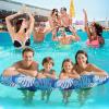 2 Pack Inflatable Swimming Pool Noodles Jumbo, Quick Drying Soft Fabric Covered Pool Noodle Jumbo with Portable Storage Bag, Premium Buoyancy for Summer Swim Pools Party view 4