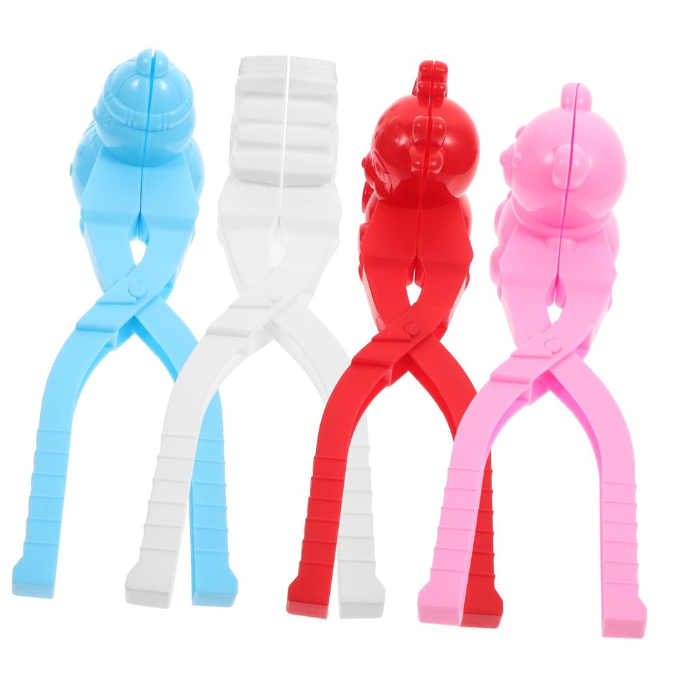 Abaodam 4Pcs Portable Snow for Fun Cartoon Molds for Outdoor Safe Snow Makers for Boys for Fights and Family Activities