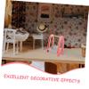 1Set Miniature Dollhouse Swing Simulation Playground Accessories for Dollhouse Decor and Room Decoration for Craft Collections view 2