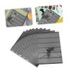 Uonlytech 10-Pack PVC Stamp Collecting Pages Double-Sided Stamp and Coin Holder for Hobbyists and Collectors Convenient Storage for Albums and Binders view 3